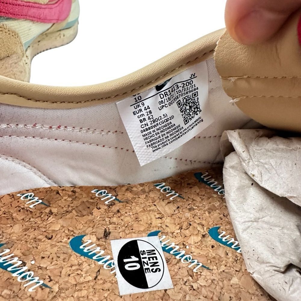 Nike Union LA x Cortez SP Sesame Mens Size 10 - Picture 7 of 9